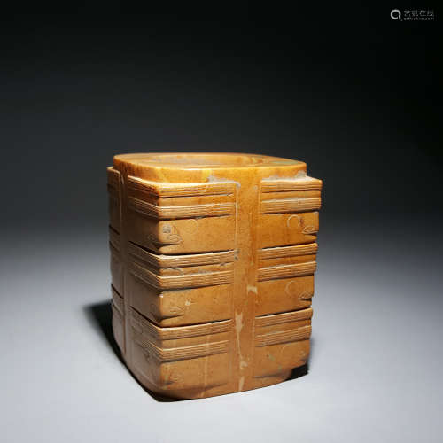 Chinese Archaistic Jade Cong
