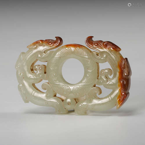 Chinese Archaistic Jade Bi Disk