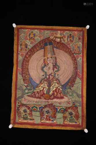 Chinese Tibetan Thangka