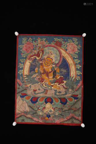 Chinese Tibetan Thangka