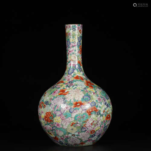 Chinese Famille Rose Porcelain Vase