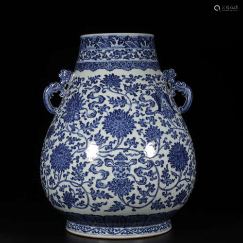 Chinese Blue White Porcelain Vase