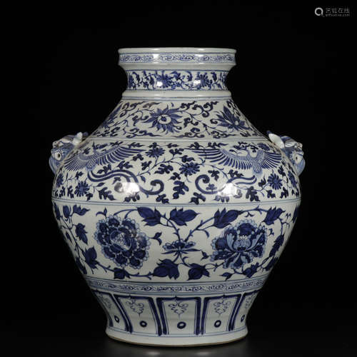 Chinese Blue White Porcelain Jar