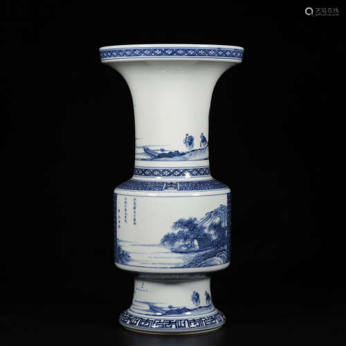 Chinese Blue White Porcelain Vase