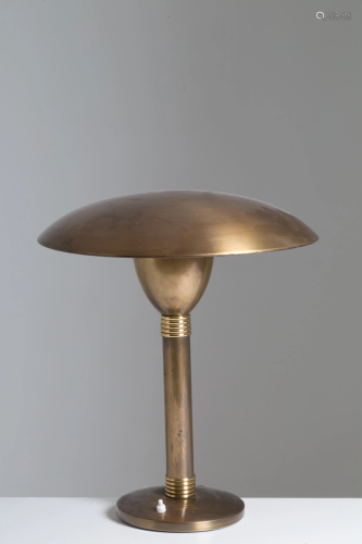 Brass Decò table lamp. 1940s