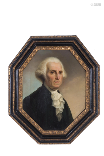 Oil on canvas ‘GEORGE WASHINGTON’. Early 19th c