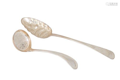 Two silver spoons, gr. 110 ca. 20th century