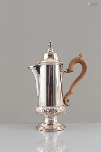 800 silver coffee maker, gr. 550 ca. 20th century