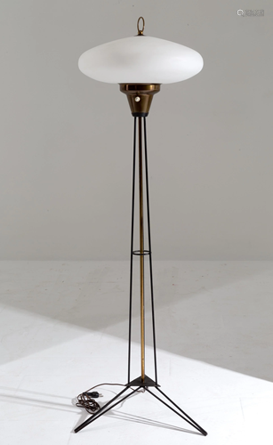 Floor lamp in Stilnovo’s style. Italy. 1950s