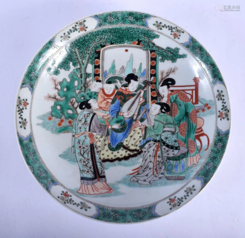 A LARGE LATE 19TH CENTURY CHINESE FAMILLE VERTE