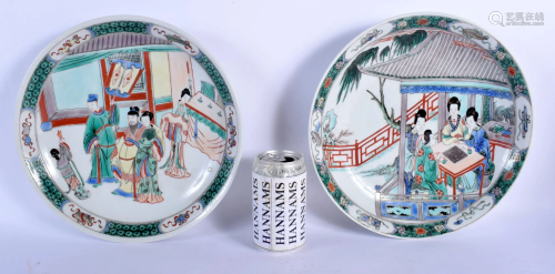 A PAIR OF LATE 19TH CENTURY CHINESE FAMILLE VERTE