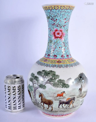 A CHINESE REPUBLICAN PERIOD FAMILLE ROSE PORCELAIN V…