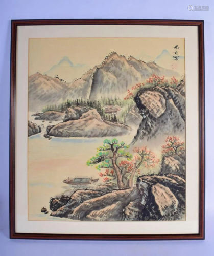 Chinese School (Late Qing/Republic) Watercolour,
