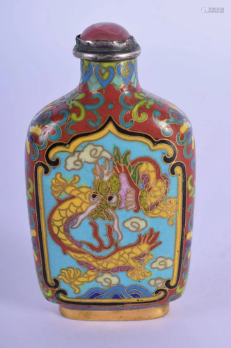 AN EARLY 20TH CENTURY CHINESE CLOISONNE ENAMEL SN…