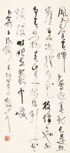 1898～1989 林散之 毛泽东 卜算子·咏梅  立轴  水墨纸本