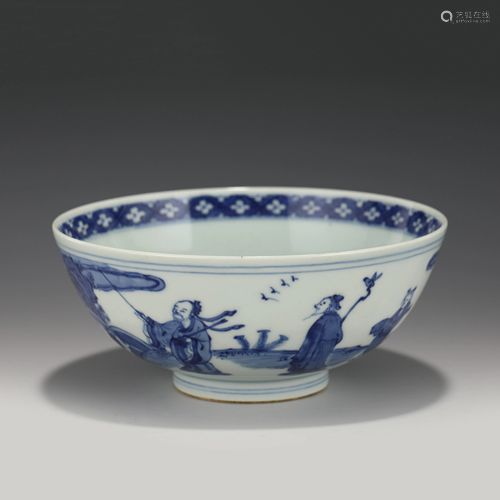 MING JIAJING BLUE & WHITE BOWL