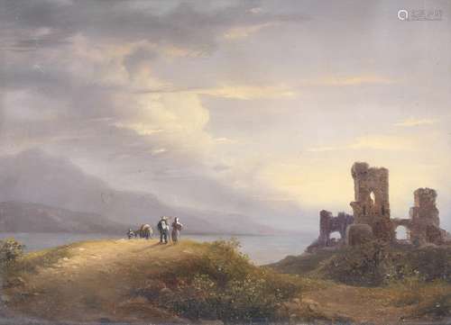 Attributed to Giuseppe Canella (Italian, 1788-1847) Paesaggi...