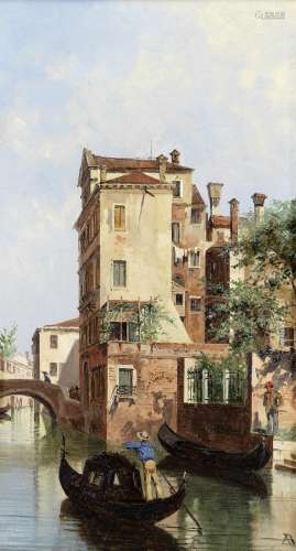 Antonietta Brandeis (Czech, 1849-1926) Rio di San Agostino, ...