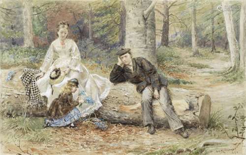 George Goodwin Kilburne, RI, RBA (British, 1839-1924) Gather...