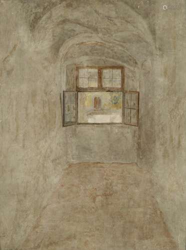 Isidor Kaufmann (Austrian, 1854-1921) Interior of a Synagogu...