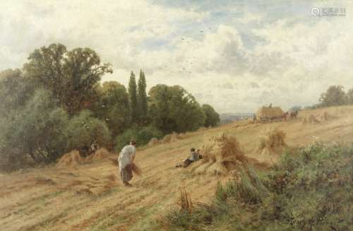 Henry H. Parker (British, 1858-1930) 'Harvest time'