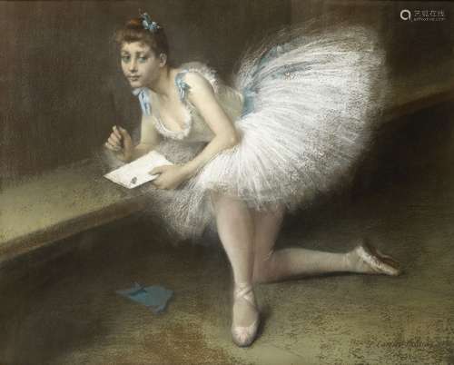 Pierre Carrier-Belleuse (French, 1851-1932) The ballerina