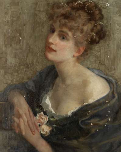 Arthur Dampier May (British, active 1873-1914) Portrait of a...