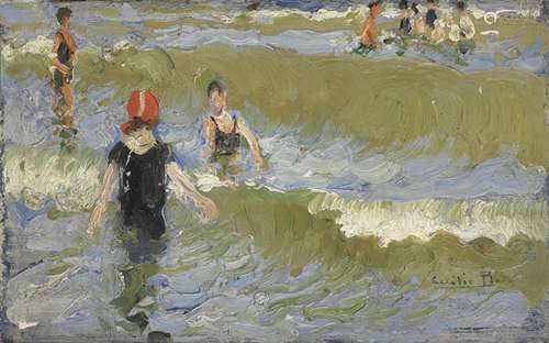 Cecilio Plá (Spanish, 1860-1934) Playa