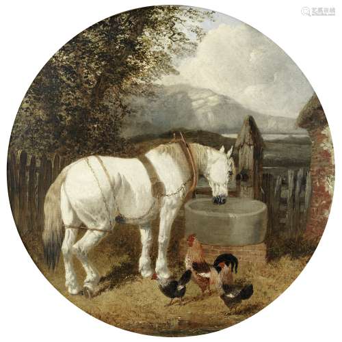 John Frederick Herring, Jnr. (British, 1815-1907) A horse wa...