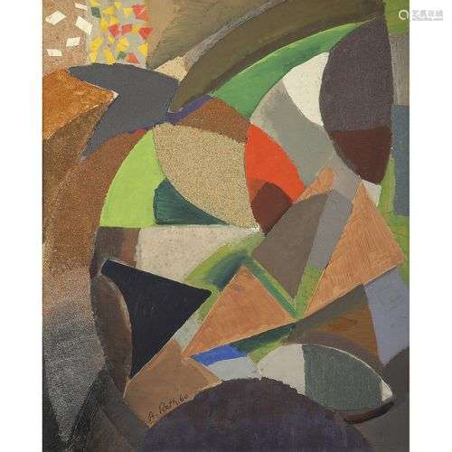 ALFRED RETH (1884-1966) Composition n°266, 1960 Technique mi...