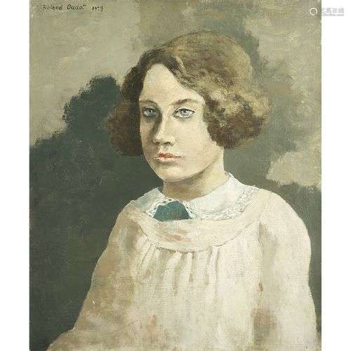 ROLAND OUDOT (1897-1981) FEMME AU SERRE-TÊTE Huile sur toile...