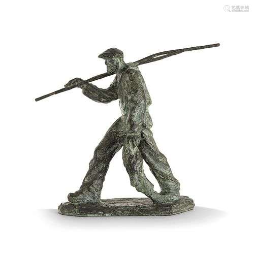 FRANÇOIS MÉHEUT (1905-1981) LE RETOUR DU PÊCHEUR Bronze de p...