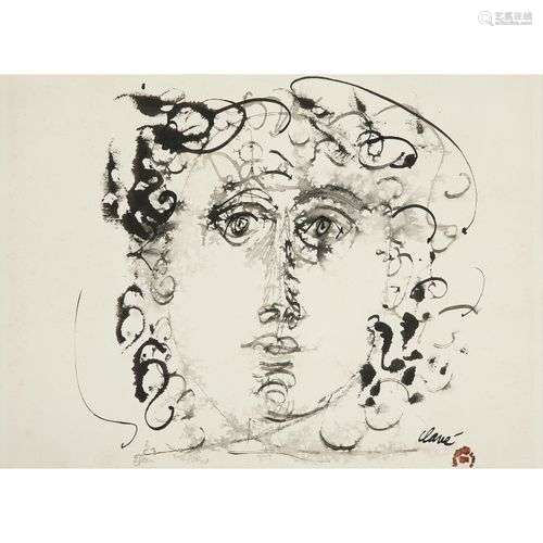 ANTONI CLAVÉ (1913-2005) Sans titre, circa 1946-1948 Encre s...