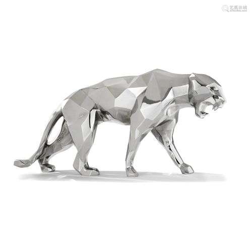 ƒ RICHARD ORLINSKI (né en 1966) Panther, 2010 Aluminium poli...