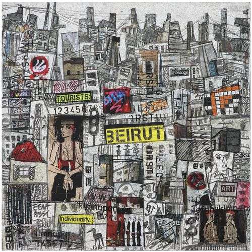 ZENA ASSI (née en 1974) Beirut, 2011 Technique mixte et coll...