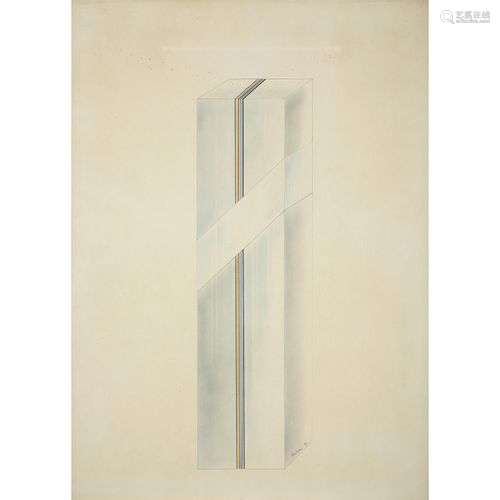 JEAN-CLAUDE FARHI (1940-2012) Sans titre, 1980 Aquarelle, cr...