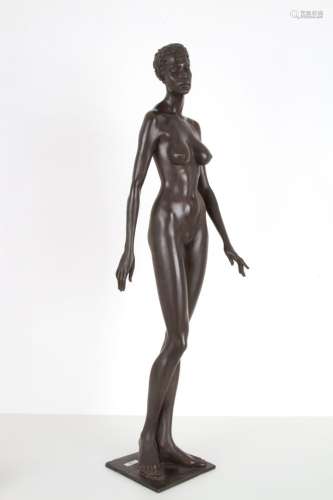 W. A. KOSSUTH. Signed bronze sculpture ‘WOMAN’