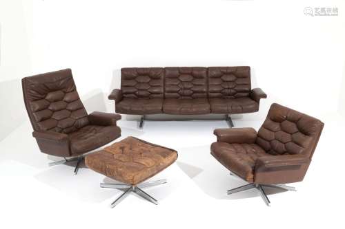 ROBERT HAUSSMANN. Living room set. DE SEDE. 60s