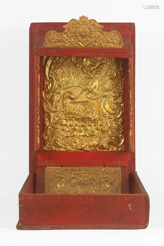 A folding altar lectern circa 1900