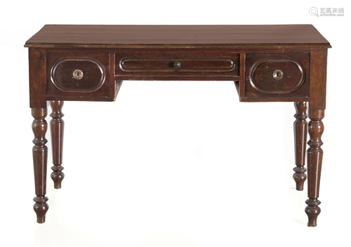 A 19th century Spanish Isabelino period mahogany