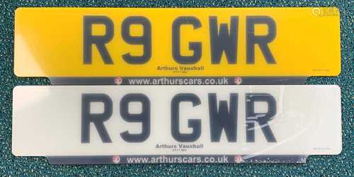 UK vehicle registration number R9 GWR