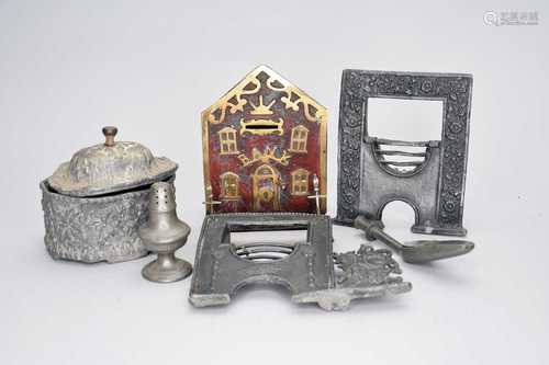 A group of Victorian and later metalwares