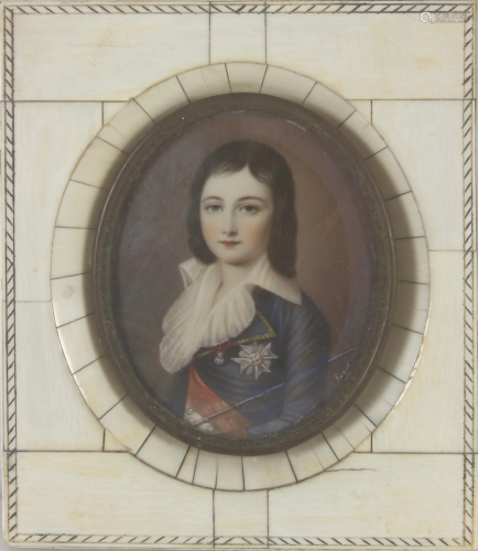 A 19th century English portrait of Louis XVII child