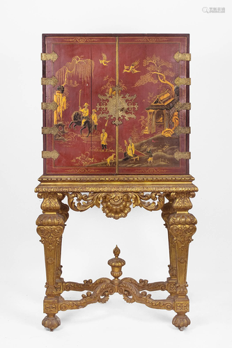 A first half 20th century Chinese side cabinet from