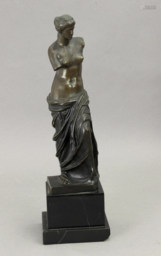 A late 19th century bronze grand tour of Venus de Milo