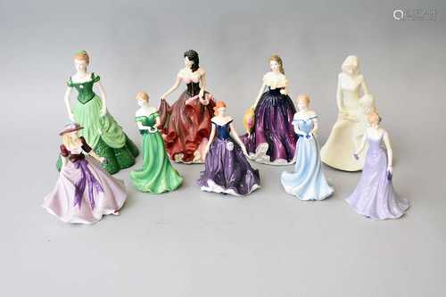 Royal Worcester and Royal Doulton ladies