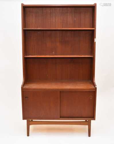 A mid 20th century Borge Morgensen Danish teak bookcase