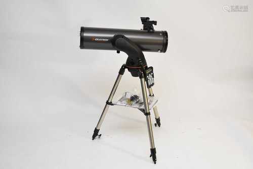 A Celestron Nexstar 130SLT refracting telescope