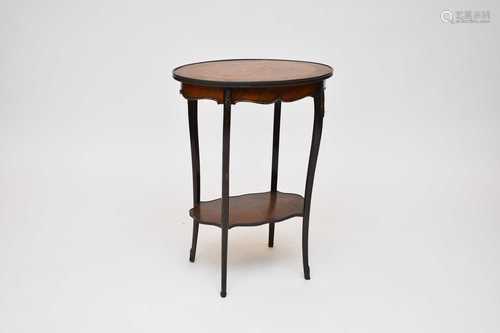 An early 20th century French occasional table, with brass mo...