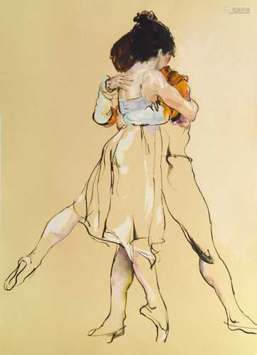 Donald Hamilton Fraser (Scottish 1929-2009) Two Ballerina Pr...